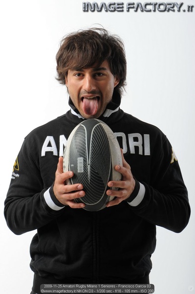 2009-11-25 Amatori Rugby Milano 1 Seniores - Francisco Garcia 03.jpg